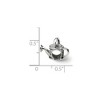 Black Bow Jewelry Sterling Silver Watering Can Bead Charm - 2 of 3