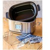 Blue Jean Chef 208oz Digital Multi-Function Nonstick Slow Cooker Refurbished Silver - 4 of 4