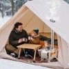 SUGIFT Portable Tent Stove, Wood Burning Stove with View Glass - 2 of 4