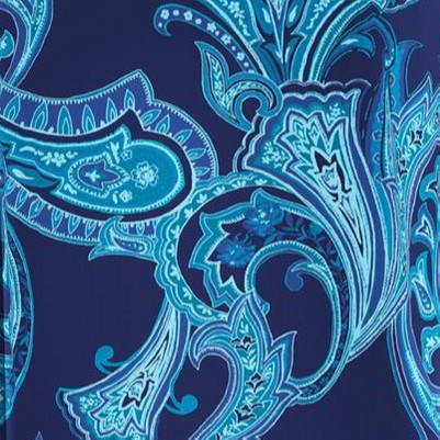 navy paisley