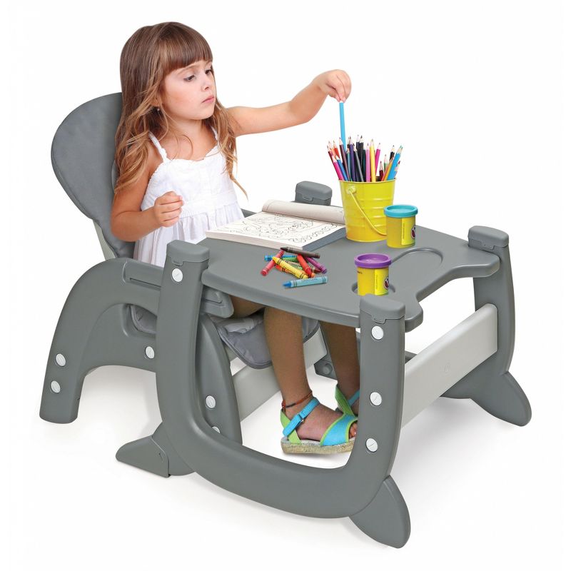 Badger Basket Envee II Baby High Chair with Playtable Conversion, 3 of 8