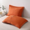LISM 100% Cotton Quilted Pillow Shams, 26" x 20" (Pack of 2) - 2 of 4