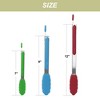 Stainless Steel Kitchen Tongs Set Silicone Food Cooking Tongs 3Pcs - 3 of 4