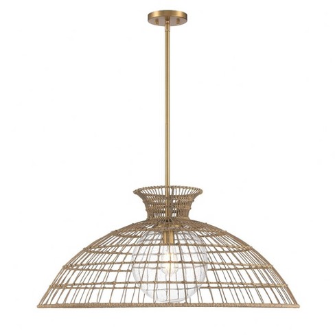 Savoy House Lanai 1 - Light Pendant In Warm Brass : Target