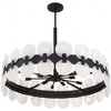 Savoy House Boca 10 - Light Chandelier in  Matte Black - 3 of 4