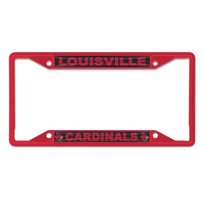 Louisville Cardinals License Plate Frame Chrome - Sports Fan Shop