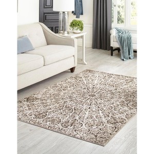 Unique Loom Sofia Grace Geometric Indoor Woven Area Rug - 1 of 4