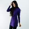 Calypsa Women's Long Sleeve Mock-Neck UPF 50+ Jenna Swim Tunic - 3 of 3