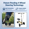 KneeRover Hybrid Fusion Patented Knee Scooter with 4 Wheel Steering - 2 of 4