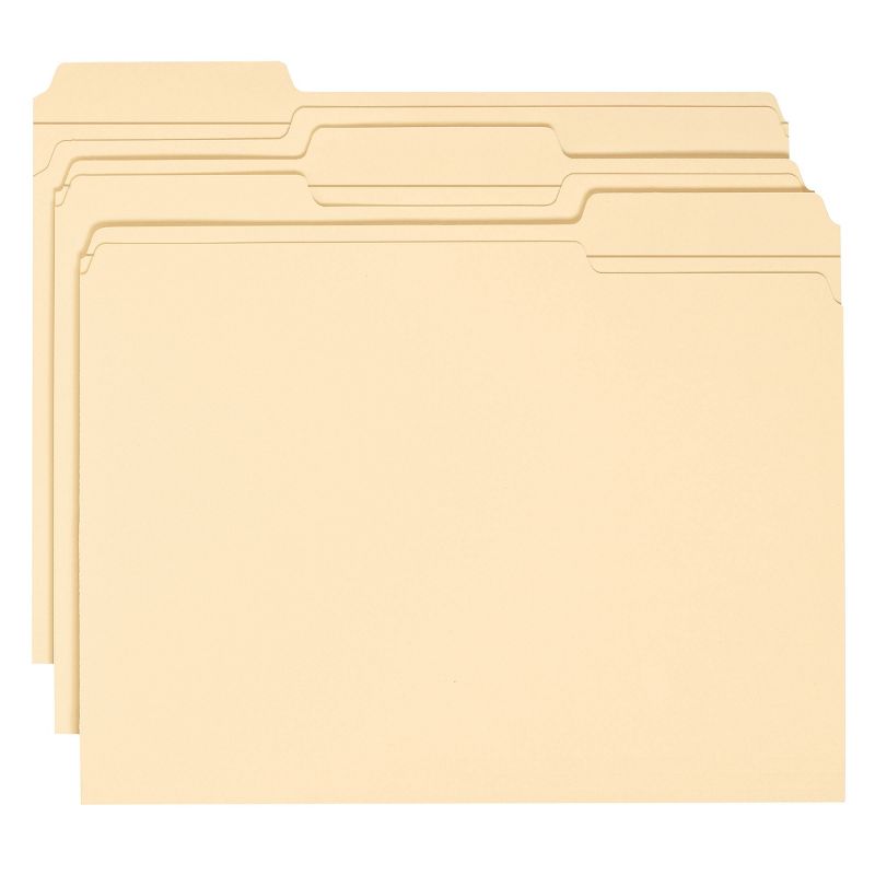 Smead File Folder, Reinforced 1/3-Cut Tab, Letter Size, Manila, 100 Per Box (10334), 5 of 9