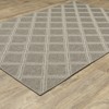 Captiv8e Designs Callan Tone on Tone Lattice Gray/Light Gray Area Rug - 2 of 4