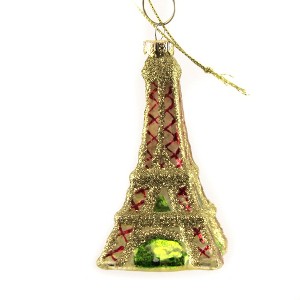 3.25 In I Dream Of Paris Christmas Eiffel Tower Tree Ornaments - 1 of 3