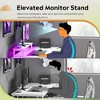GALAXHERO 47 Inch Small L Shaped Gaming Desk, Corner Computer Desk with Power Outlets, LED Lights & Monitor Stand, Office Desk for Bedroom - 4 of 4