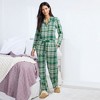 Lands' End Women's Print Flannel Pajama Pants - 4 of 4