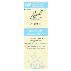 Bach Original Flower Remedies, Vervain, 0.35 fl oz (10 ml) - 1 of 4