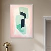 Art Remedy Jade with Magnets Contemporary Shapes Abstract Wall Art Framed - 2 of 4