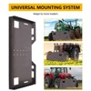 Garvee Heavy-Duty Skid Steer Mount Plate, 1/4" Thickness and 3000LBS Weight Capacity, Easy to Weld or Bolt to Different Accessories - 4 of 4