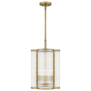 Quoizel Lighting Aster 4 - Light Pendant in  Weathered Brass - 1 of 4