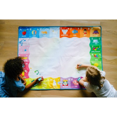 Chuckle &#38; Roar Jumbo 4&#39; x 3&#39; Aqua Draw Doodle Mat_2