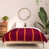 Deny Designs 3pc Full/Queen Miho Striped Comforter and Pillow Sham Set - 3 of 4