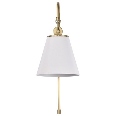 Nuvo Lighting Dover 1 - Light Sconce in  White/Vintage Brass