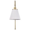 Nuvo Lighting Dover 1 - Light Sconce in  White/Vintage Brass - 4 of 4
