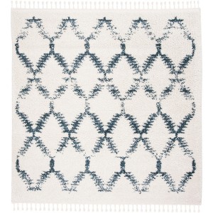 Berber Fringe Shag BFG524 Power Loomed Indoor Rugs - Safavieh - 1 of 4