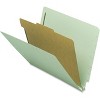 Nature Saver Letter Recycled Classification Folder - Light Green - Case of 10 - 2 of 2