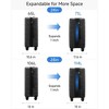 Carry On Luggage With Laptop Compartment And Front Pocket, Airline Approved - Spinner Wheels, TSA Lock, Includes Toiletry Bag - 4 of 4