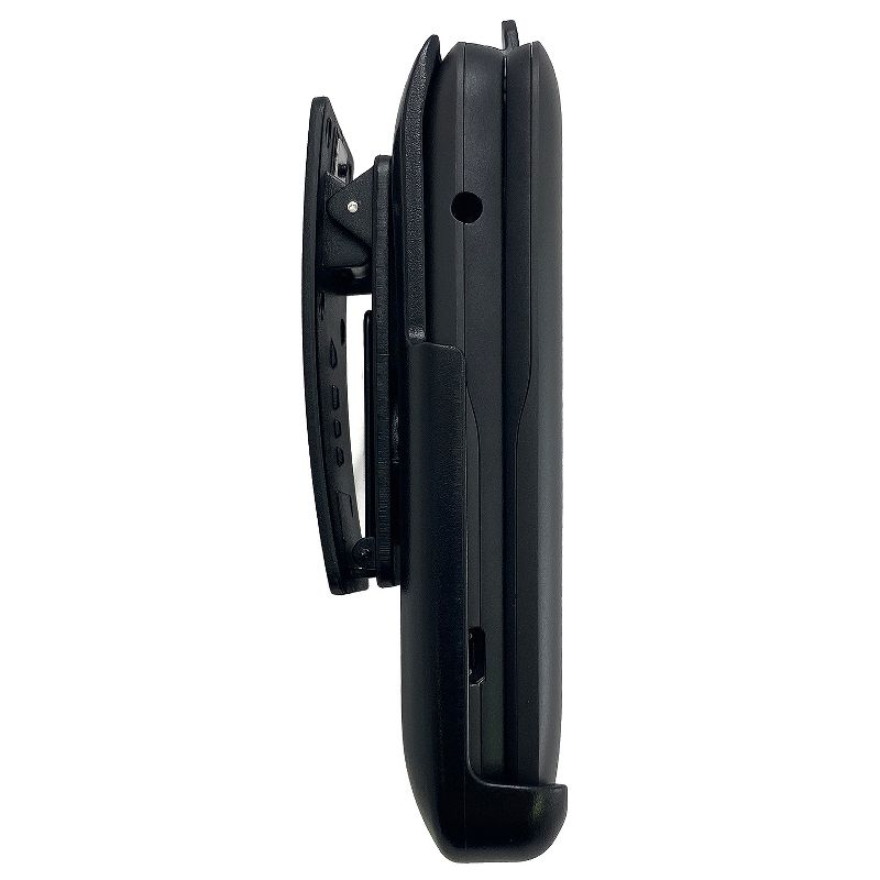 Nakedcellphone Belt Clip Holster Case for Alcatel Go Flip 3, Alcatel Smartflip (2019) - Black, 5 of 9