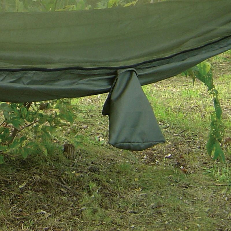 Snugpak Jungle Hammock with Mosquito Net, Lightweight Parachute Nylon, Includes 2 Steel Carabiners, Supports 400 Pounds, 3 of 7