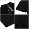 Mens Collared Shirts Short Sleeve Dry Fit Golf Polo Shirt Performance Fashion Plain Henley T-shirts - 4 of 4