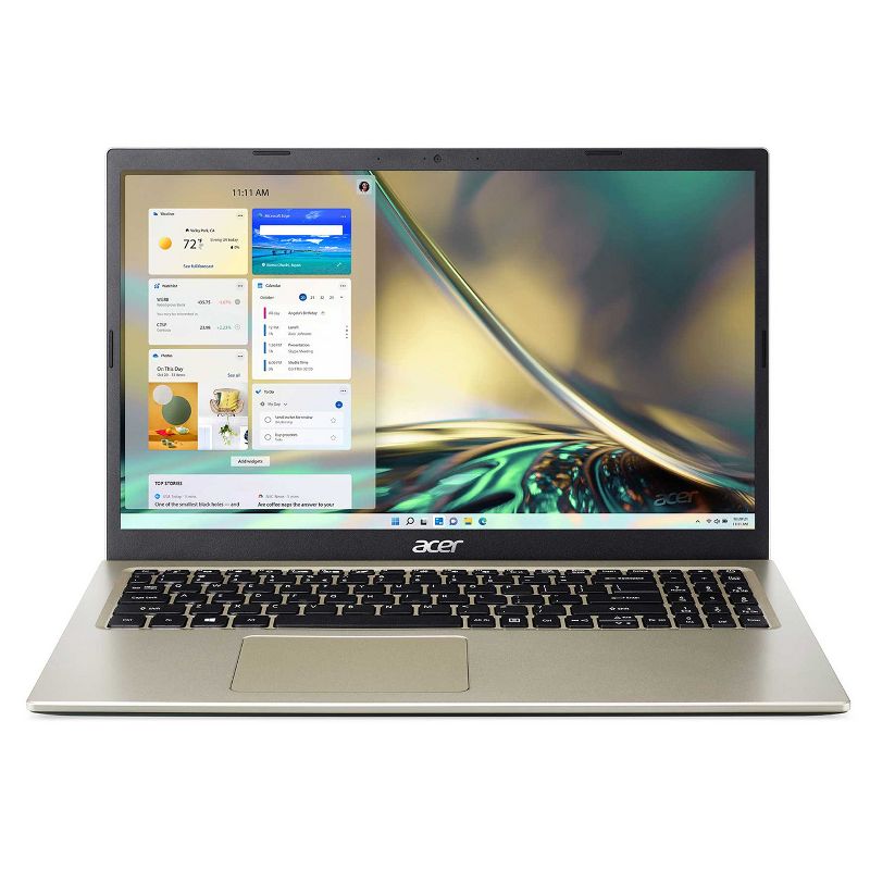 Acer Aspire 1 15.6" Laptop Intel Celeron N4500 1.1GHz 4GB Ram 128GB Flash W11H S - Manufacturer Refurbished, 1 of 5