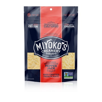 Miyoko's Pepper Jack Cultured Vegan Cheese Shreds - 8oz