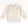 The Juniper Shop Mini Smiley Let's Go Exploring Front and Back Toddler Sweatshirt - 2 of 4