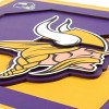 Nfl Minnesota Vikings 3d Logo Series Wall Art - 12x12 : Target