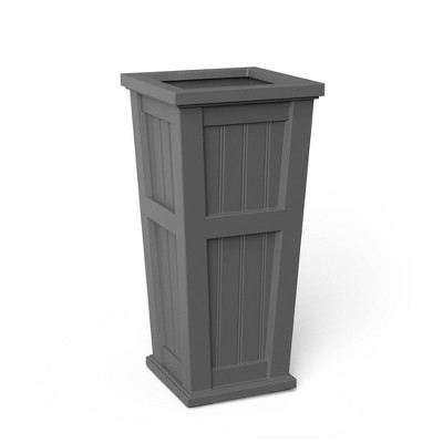 32" Cape Cod Tall Planter Graphite Gray - Mayne