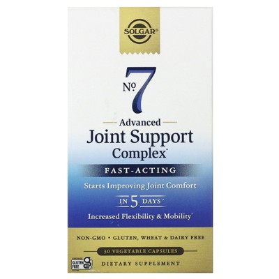 Solgar No. 7, Advanced Joint Support Complex, 30 Vegetable Capsules