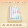 MaseiKar Cute Yellow Doodle Custom Keycaps, 138 Keys Dye Sub PBT MOG Profile Keycap Set for Mechanical Gaming Keyboards (Yellow Doodle) - 4 of 4