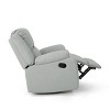 Lyngins Modern Upholstered Recliner Chair with Push Back & Footrest,Single Sofa Accent Chair for Living Room,Bedroom - 4 of 4