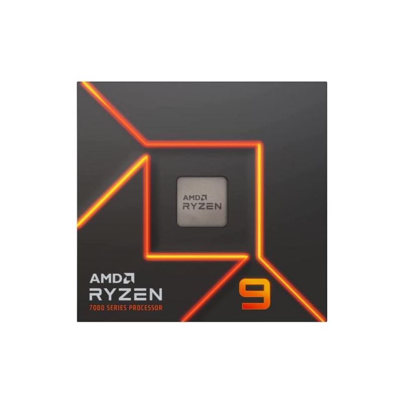 AMD Ryzen 9 7950X 16-core 32-thread Desktop Processor - 16 cores & 32 threads - 4.5GHz- 5.7GHz CPU Speed - 81MB Total Cache - PCIe 4.0 Ready, 1 of 7