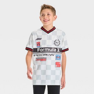 Boys' Formula 1 Soccer Jersey - White - 1 of 3
