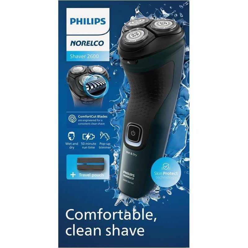 Philips Norelco Wet &#38; Dry Men&#39;s Rechargeable Electric Shaver 2600 - X3052/91, 3 of 15