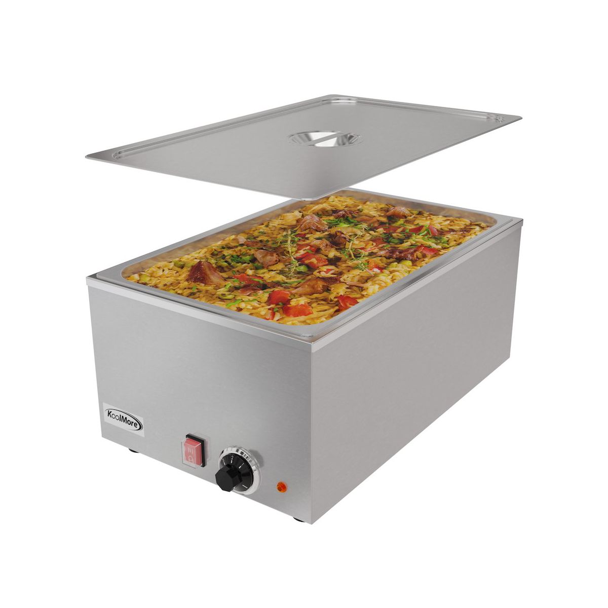 Koolmore 21 Qt. One-Section Electric Countertop Food Warmer - thumbnail 3