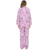 Casual Nights Women's Flannel Long Sleeve Button Down Pajama Set - 4 of 4