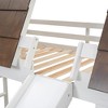 Sapphtopaz Space-Saving Twin over Twin Bunk Bed for Teens/Adults, Simple Wood House Bed Frame with Roof, Ladder and 2 Windows for Bedroom, Kids Room - 2 of 4