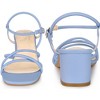 Perphy Women's Strappy Strap Open Toe Slingback Chunky Heel Sandals - 2 of 4