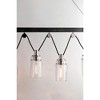 Troy Lighting Citizen 5 - Light Island Pendant Light in  Graphite Smoke Shade - 2 of 4