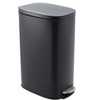 13 Gal Slim Kitchen Trash Can with Removable Inner Bucket & Soft Close Lid for Bathroom Living Room Office - 2 of 4