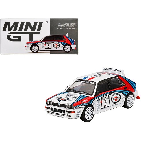 Lancia Delta HF Integrale Evoluzione #3 Winner "Rally 1000 Lakes" (1992) 1/64 Diecast Model Car by Mini GT - image 1 of 3